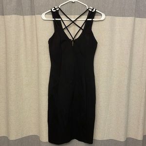 NWT Forever 21 Black midi dress Small